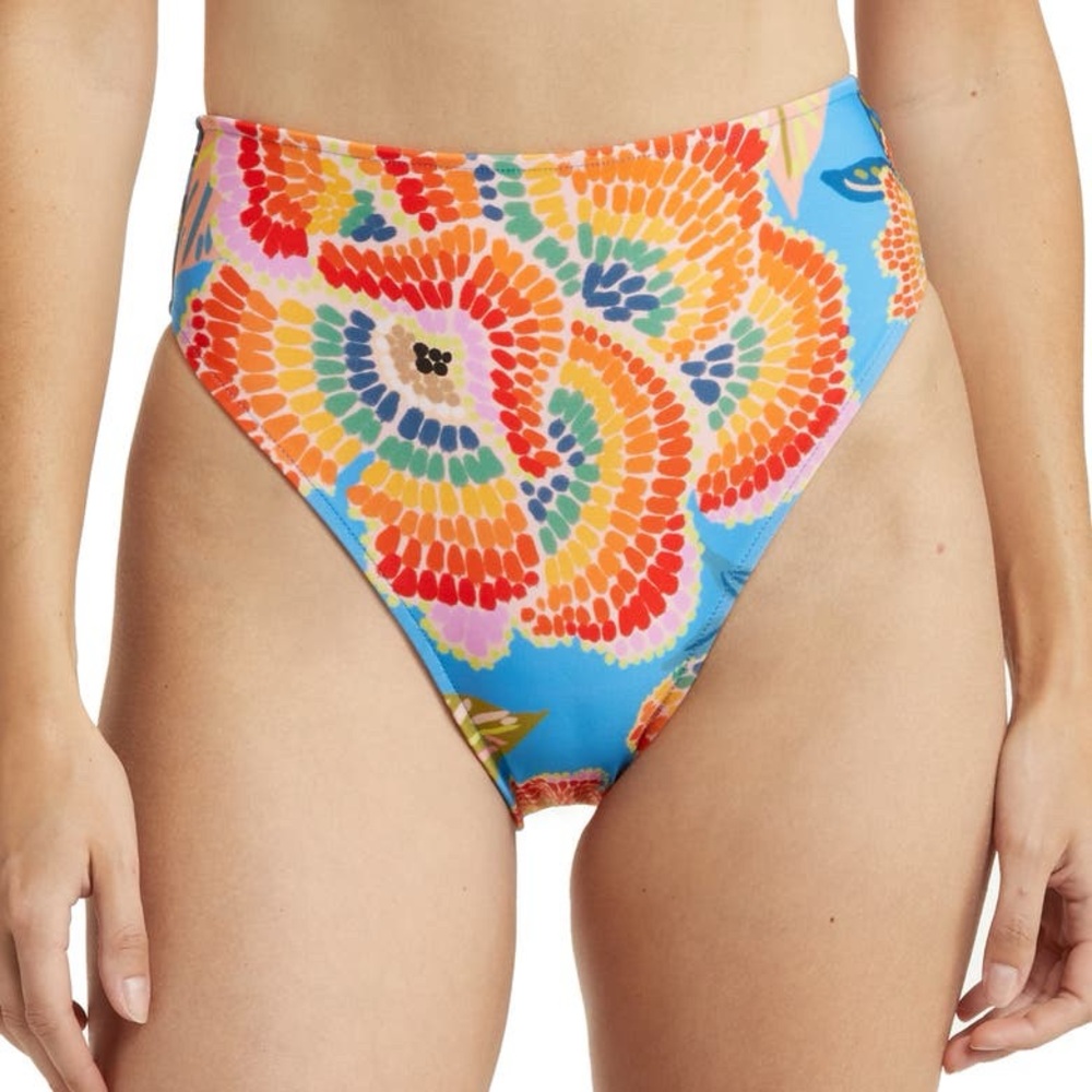 Farm Rio Dew Drop Bikini Bottoms - XS - NWT **FLAW**